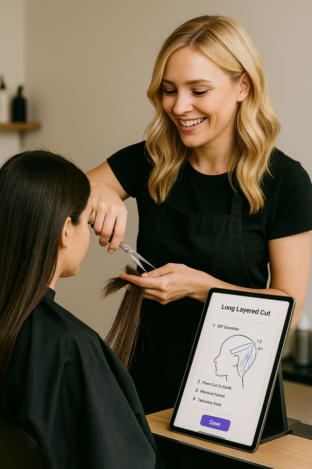 hb diagraming for haircuts